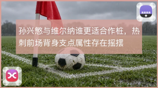 孙兴慜与维尔纳谁更适合作桩，热刺前场背身支点属性存在摇摆